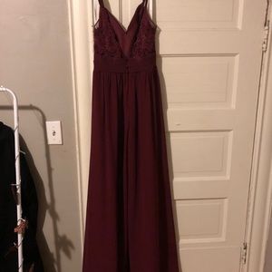 Beautiful Cabernet Red Gown